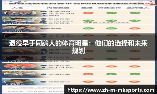 退役早于同龄人的体育明星：他们的选择和未来规划
